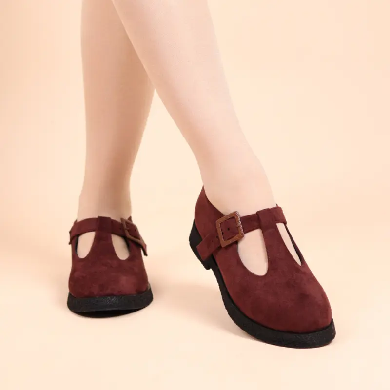 sellioira™ Derbies Daim